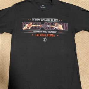 Canelo - Golovkin Fanatics T-shirt Black Medium